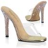 Fabulicious - GALA01DMM Mules with heel - Transparent/Gold coloured Product image